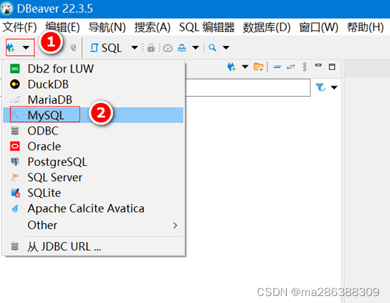 DBeaver连接mysql数据库图文教程(超详细)